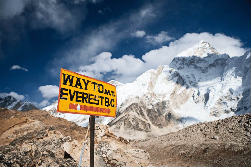 On the way to Everest Base Camp