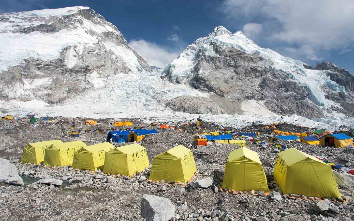 Sleeping and Camping Equipment at Everest Basecamp