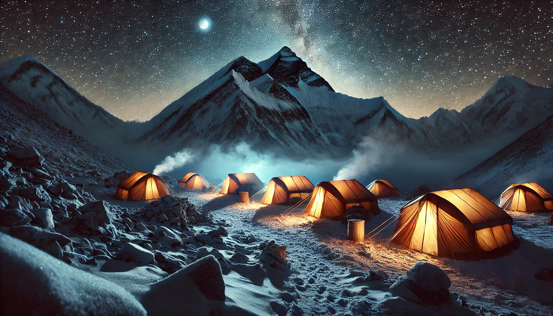 sleep at everest base camp