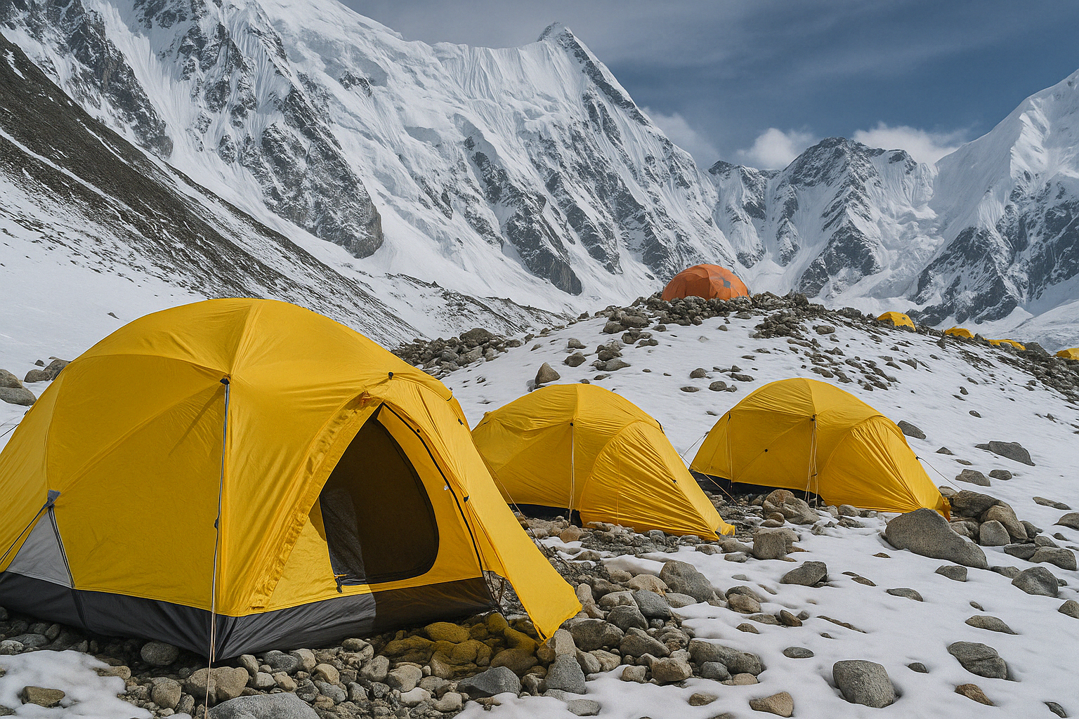 Tents for Death Zone Camps on Everest