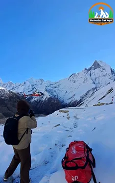 ABC to Pokhara Heli Returns